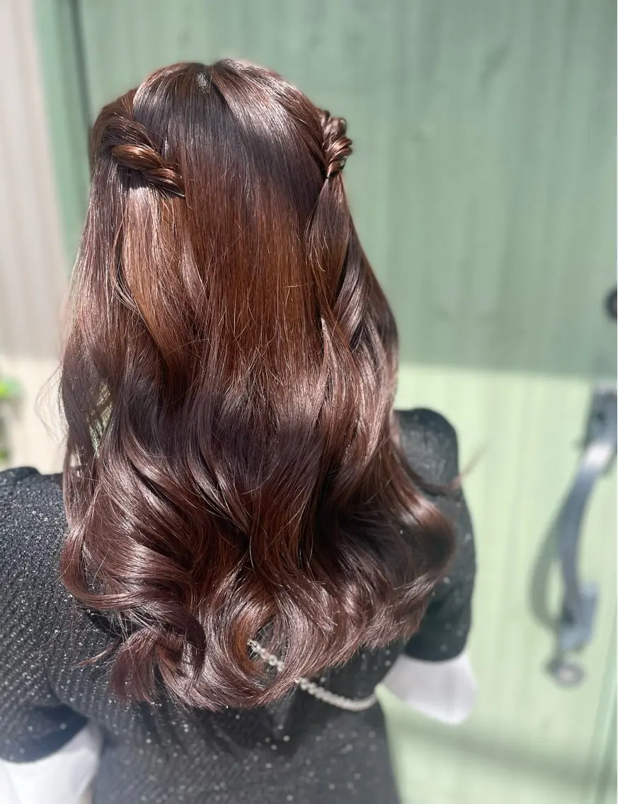ロング ヘアアレンジ 結婚式・ブライダル デート 大谷若葉/ ヘアーレクスアリーのヘアスタイル