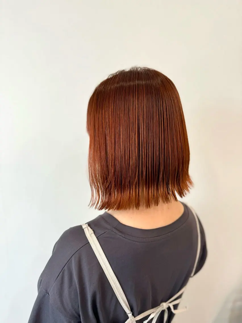 ミディアム カラー yuite RINAのヘアスタイル
