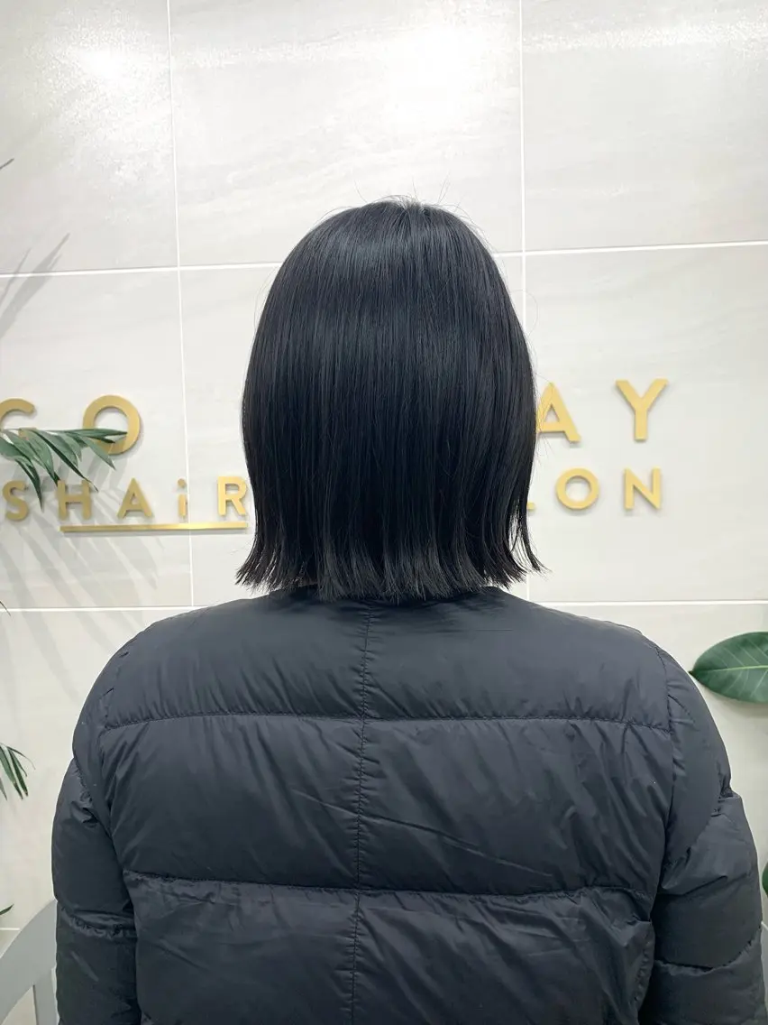 ショート カラー ボブ カット ヘアカラー ヘッドスパ 本格ヘッドスパ🌿 ×ヘア 佐藤のヘアスタイル