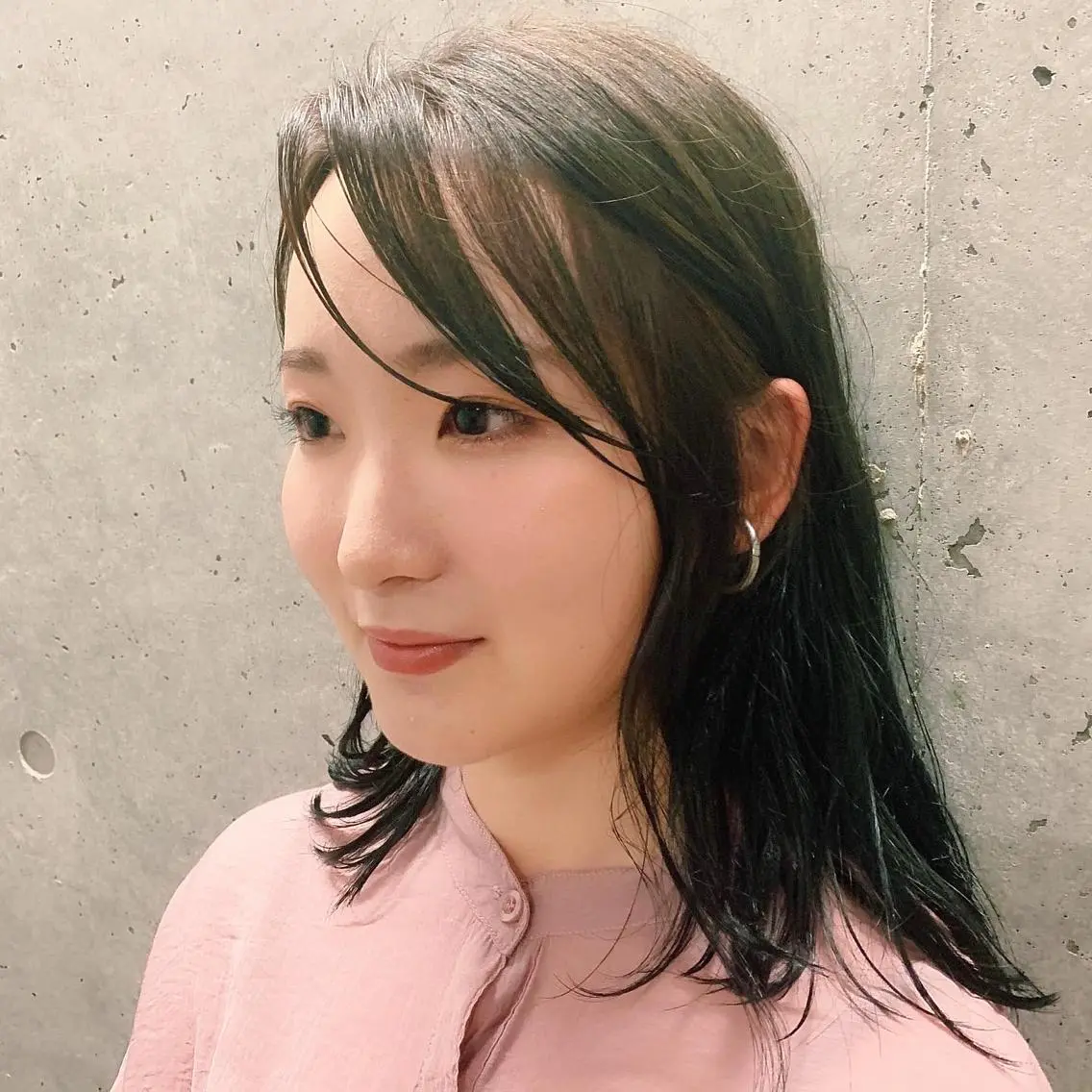 ミディアム カラー 中川 竜誠のヘアスタイル