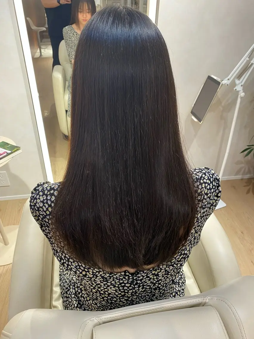 ロング 髪質改善 トリートメント 髪質改善ストレート ✂️前田龍之介のヘアスタイル