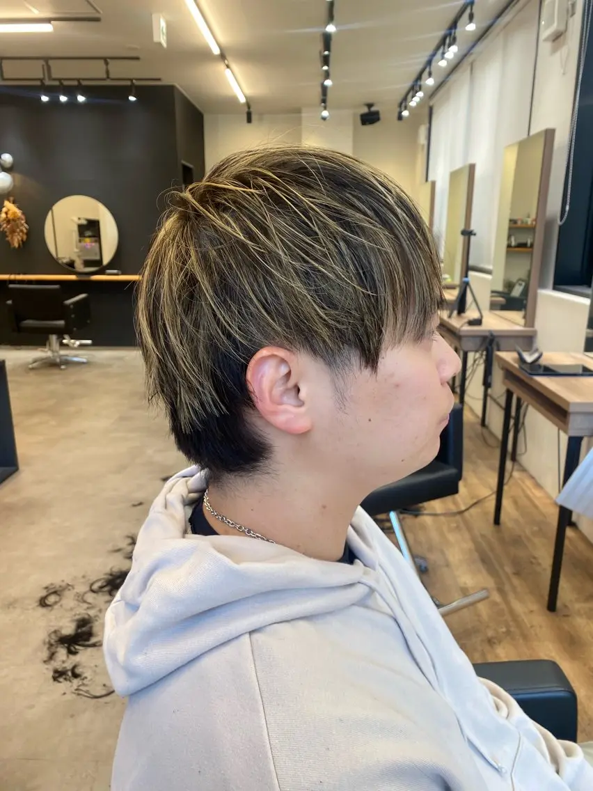 カラー メンズ BLEACHi高崎店 /湯浅泳作のヘアスタイル