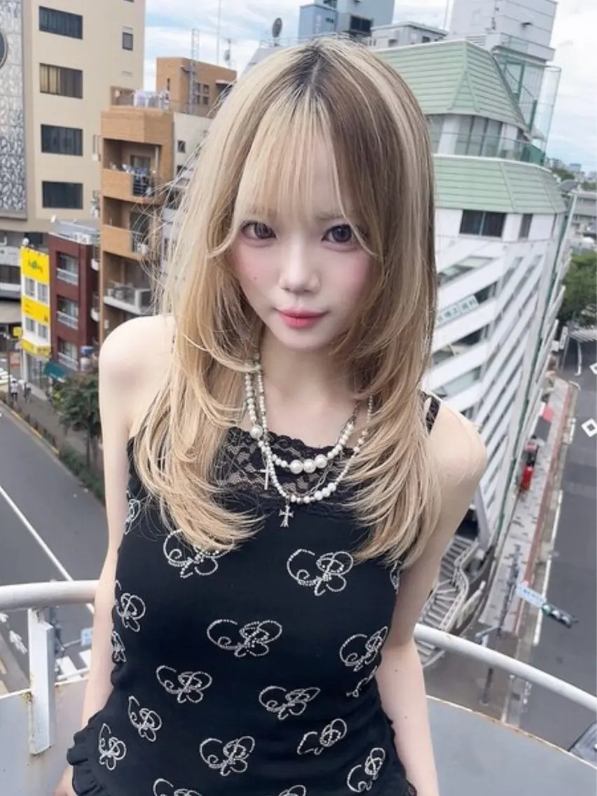 セミロング カラー mai🎠🎈 カラーモデル募集中のヘアスタイル