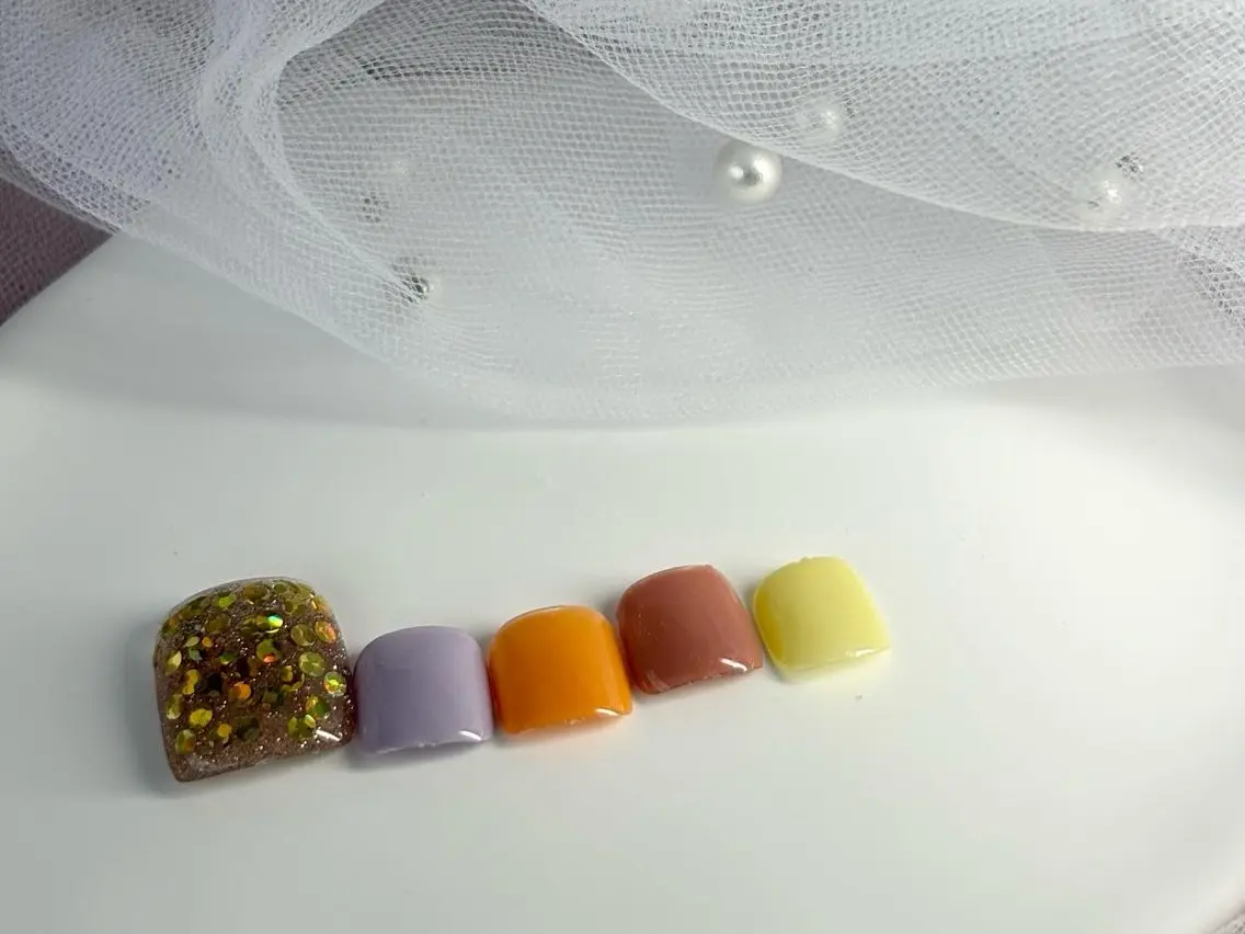 ネイル BeautifulA 🌈🍭💜のネイルデザイン