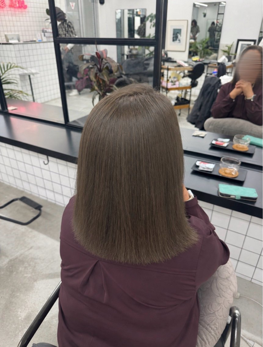 ミディアム カラー ヘアカラー 🩵しの🩵 JILLSTUDIOのヘアスタイル