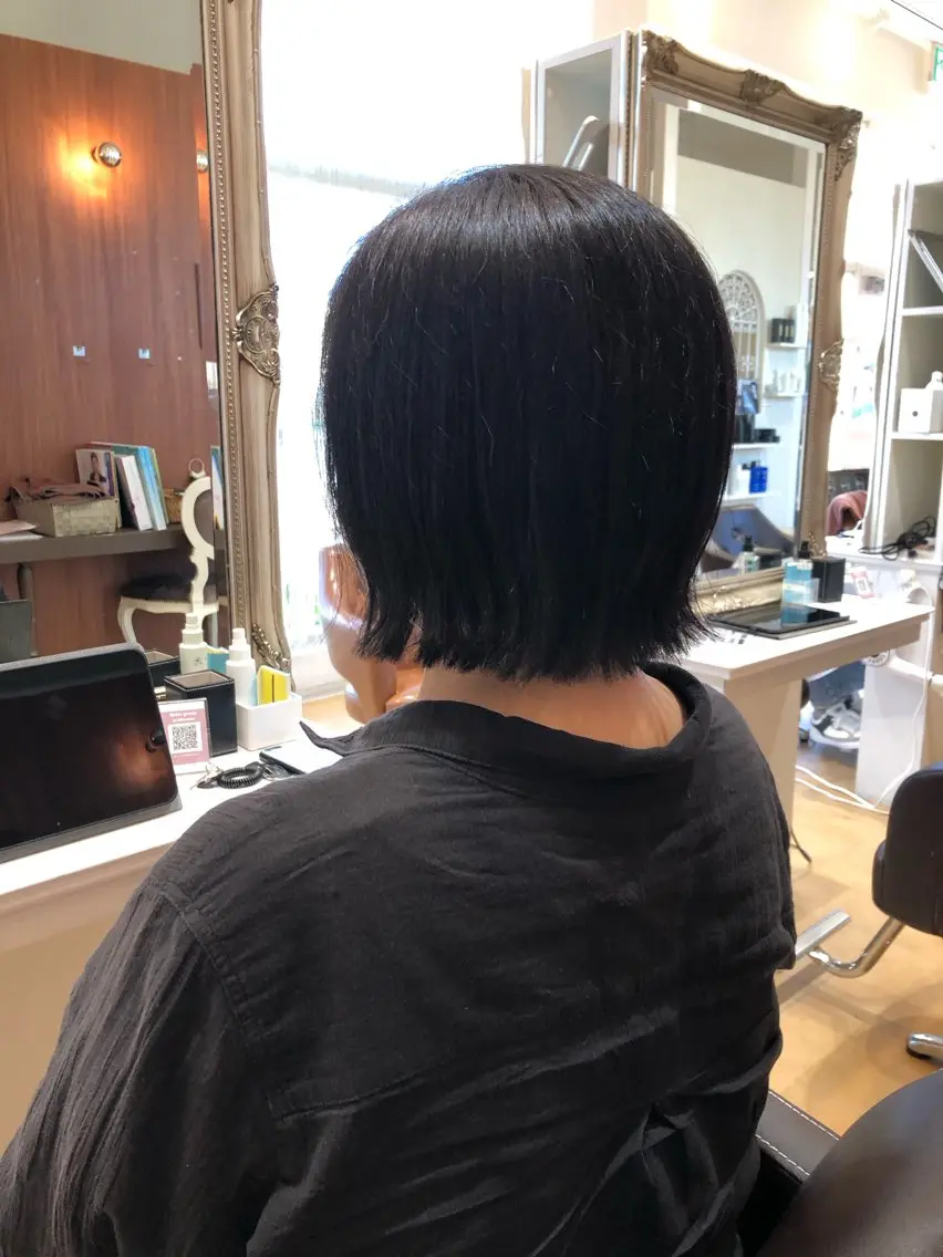 ショート カット ヘアカラー トリートメント 今中紗英 /奈良市/尼ヶ辻のヘアスタイル