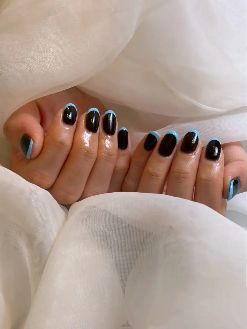 ネイル フレンチネイル ワンカラーネイル nail salon Axiaのネイルデザイン
