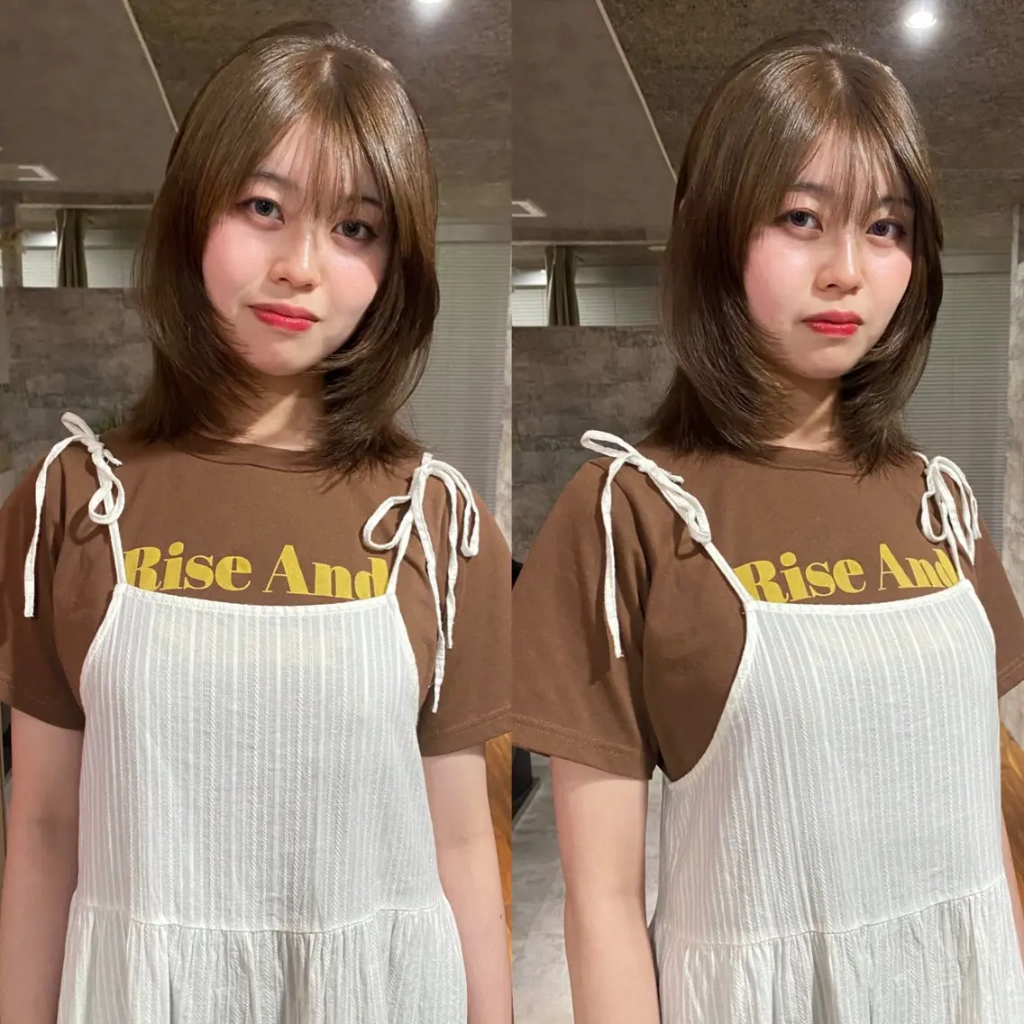 ミディアム カラー ブリーチ カット ヘッドスパ mai / linoah˚✧のヘアスタイル