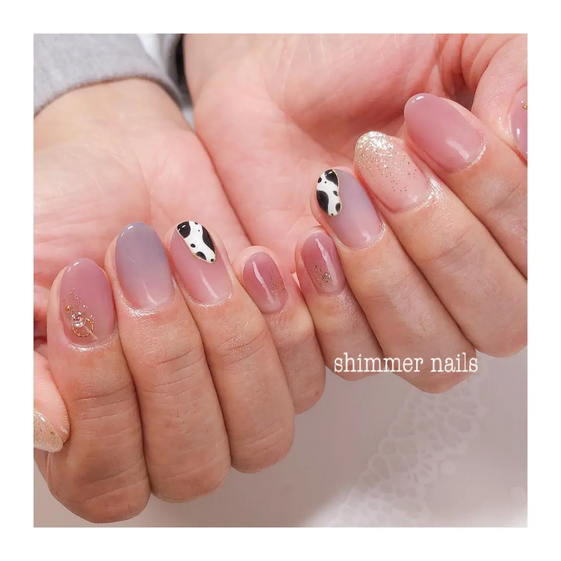 ネイル フットネイル shimmer nailsのネイルデザイン