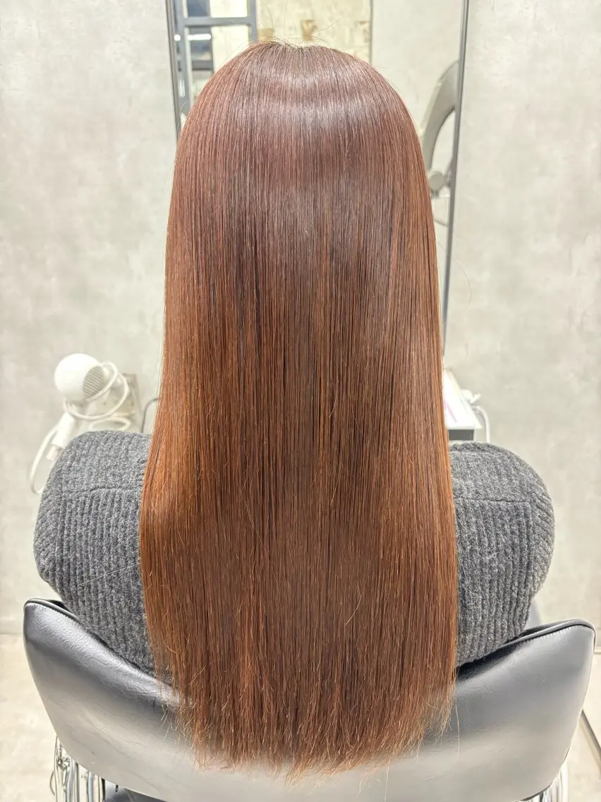 ロング カラー 髪質改善 縮毛矯正 トリートメント すぐ巻ける縮毛矯正 🍀勝倉　麗のヘアスタイル