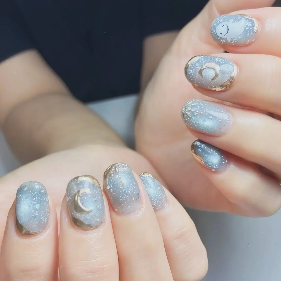 ネイル アートネイル フットネイル マグネットネイル ニュアンスネイル シンプルネイル ハンドネイル nail salon anoneのネイルデザイン