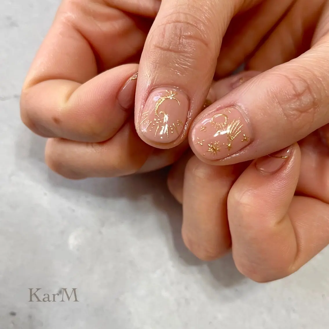 ネイル アートネイル オーロラネイル チークネイル フットネイル フレンチネイル ハンドネイル ogino karinのネイルデザイン