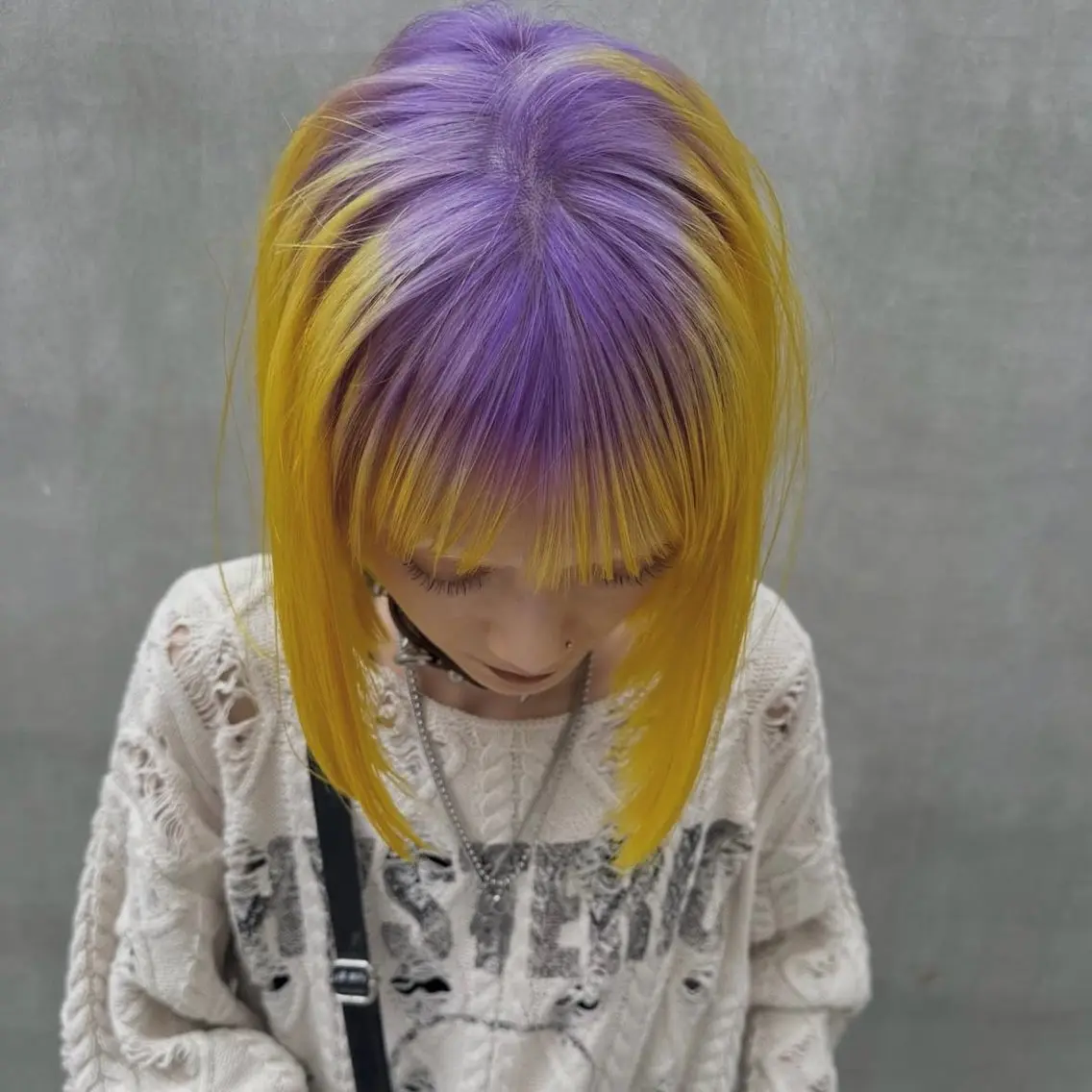 ショート カラー ヘアアレンジ MIYU/ケアブリ ーチカラー／デザインのヘアスタイル
