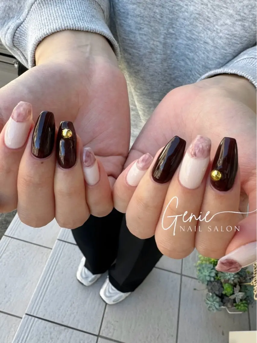 ネイル ニュアンスネイル ハンドネイル Nail salon Genieのネイルデザイン