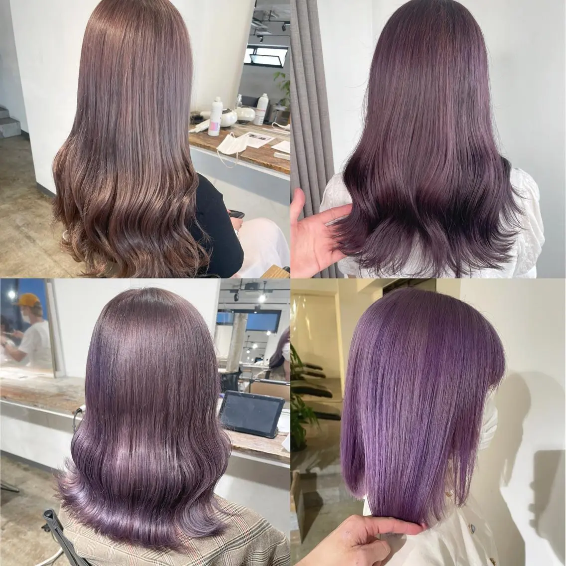 ミディアム カラー ヘアカラー トリートメント ヘアセット ✨艶ブリーチカラー ✨四ノ宮裕己のヘアスタイル