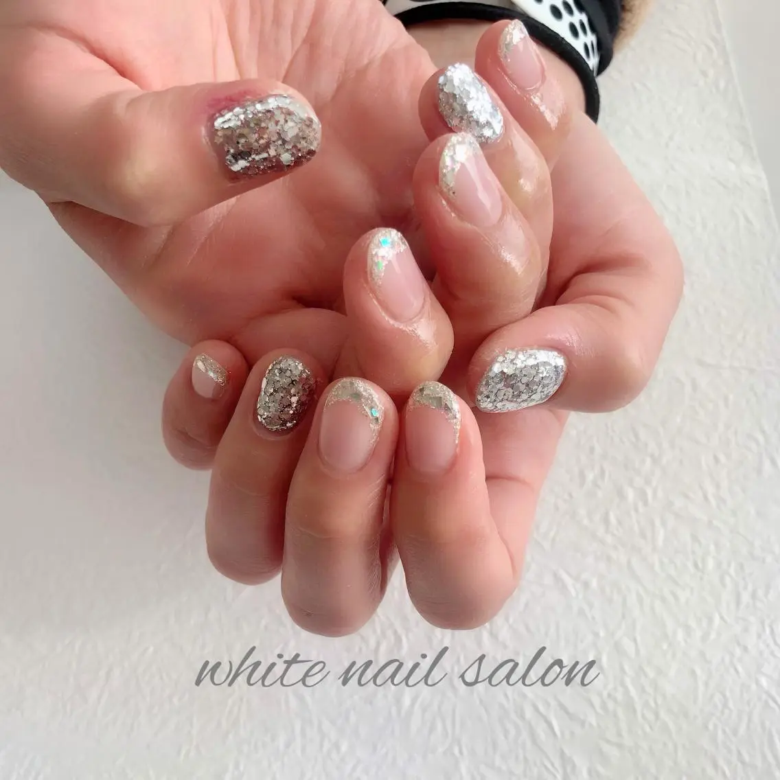 ネイル フットネイル ジェルネイル ハードジェル 持ち込み オフィスネイル white nail salonのネイルデザイン