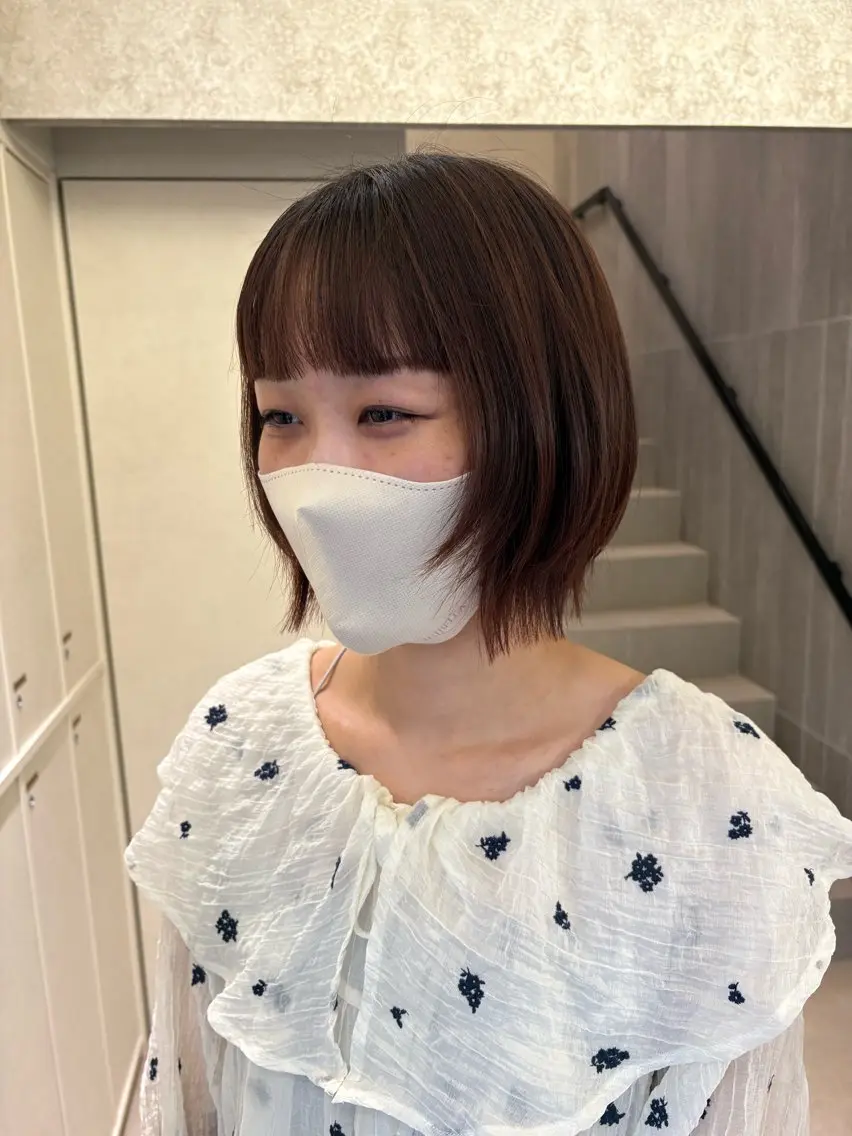 ショート ショートボブ ボブ レイヤーカット ショートヘア カット 森川愛奈 /カットモデル募集中のヘアスタイル