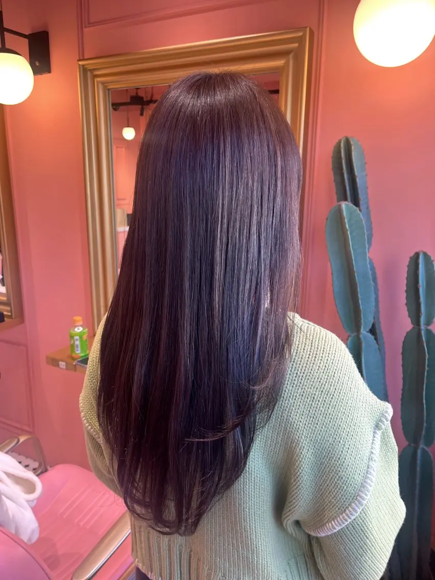 ロング 田中 美月のヘアスタイル