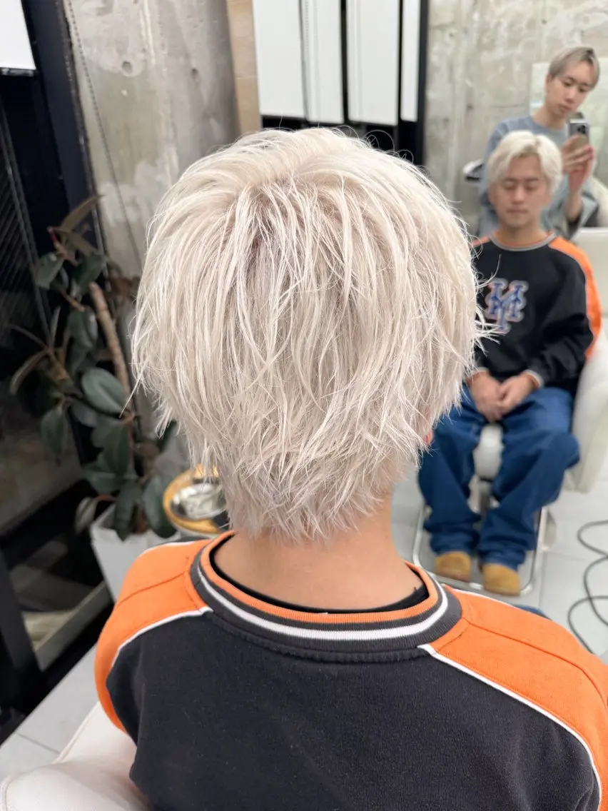 ショート カラー ブリーチ 表参道/髪質改善 TATSUMIのヘアスタイル