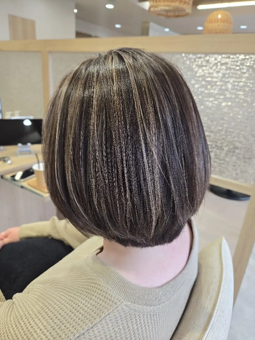 ショート カラー ハイライトカラー ハイライト 🫧高濃度水素カラー ✂️鈴木 直人のヘアスタイル