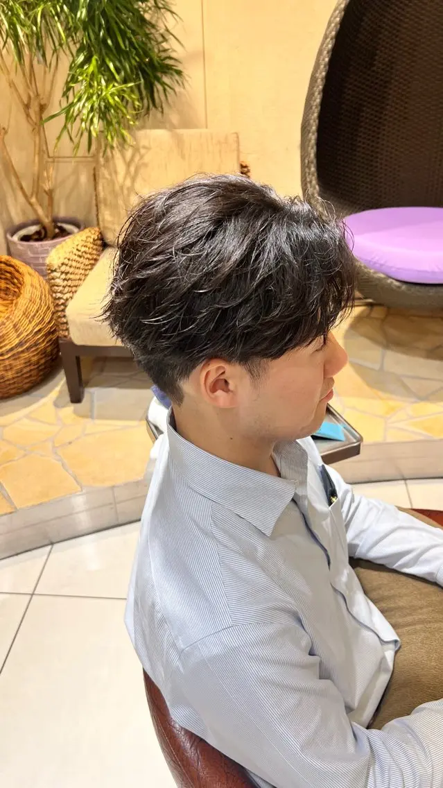パーマ メンズ カット パーマ 新宿/メンズパーマ/ メンズ特化/和田瑞生のヘアスタイル