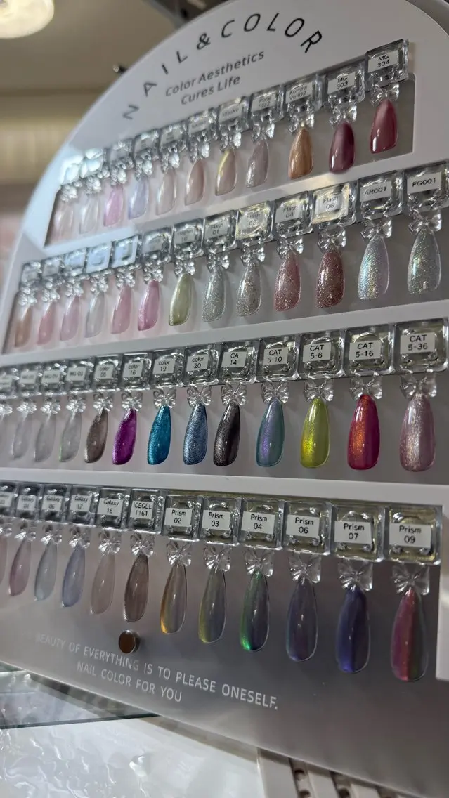 ネイル フラッシュネイル 韓国ネイル マグネットネイル ワンホンネイル ハンドネイル chai nail + eye📍鶴橋のネイルデザイン