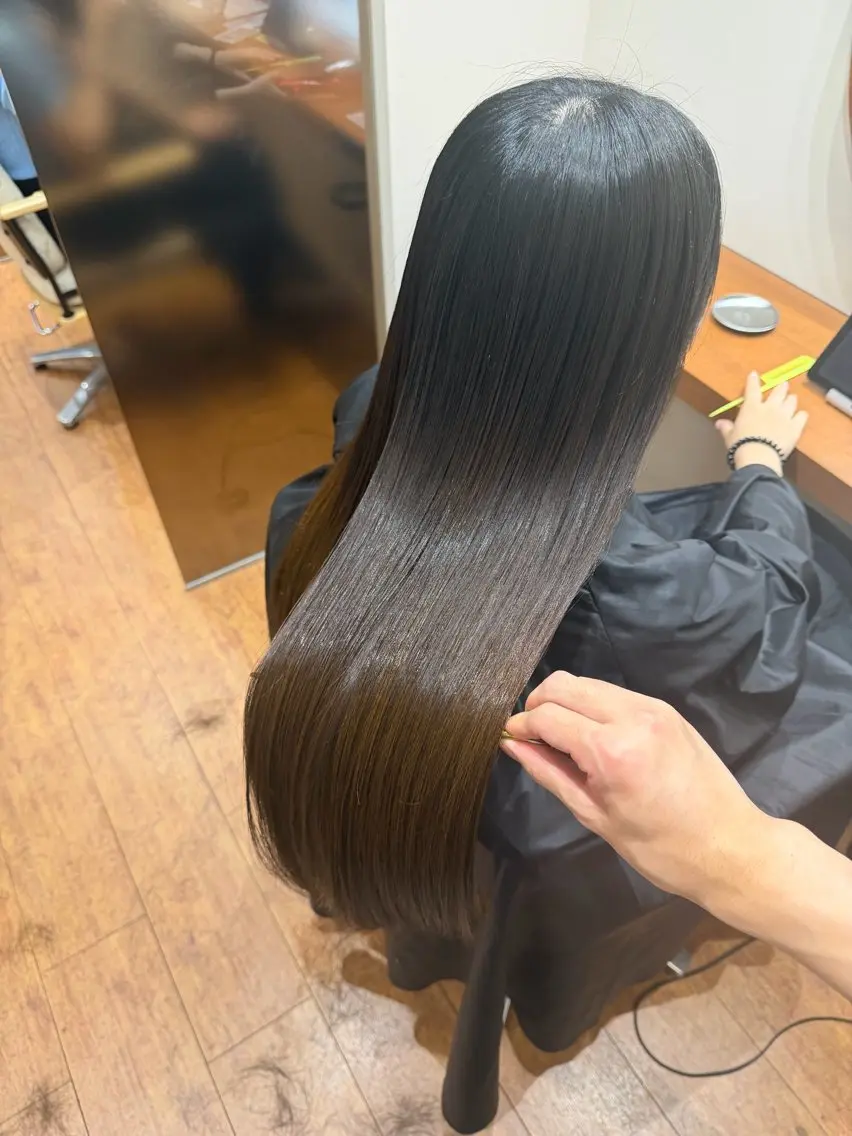 ロング 髪質改善 カット トリートメント 艶髪/透明感 髪質改善　YUKIのヘアスタイル