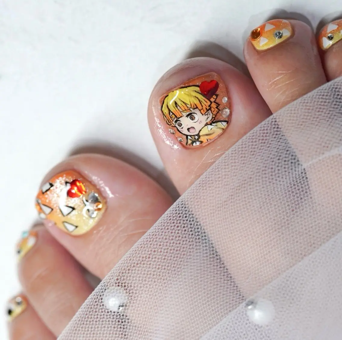 ミディアム ハンドネイル Re nailのネイルデザイン