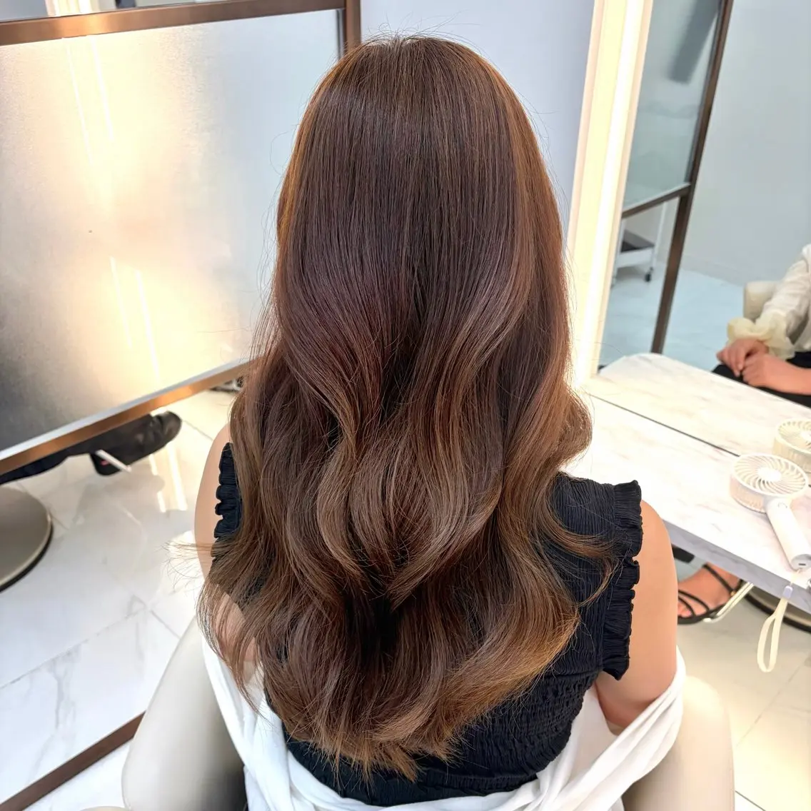 ロング カラー カット ヘアカラー トリートメント ダブルカラー/髪質改 善/京都/akaneのヘアスタイル
