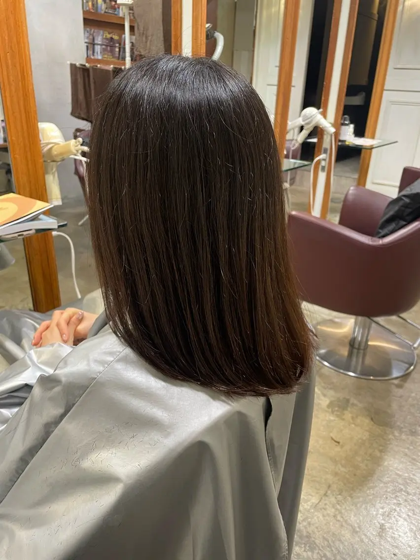 ミディアム ゆず .🎀のヘアスタイル