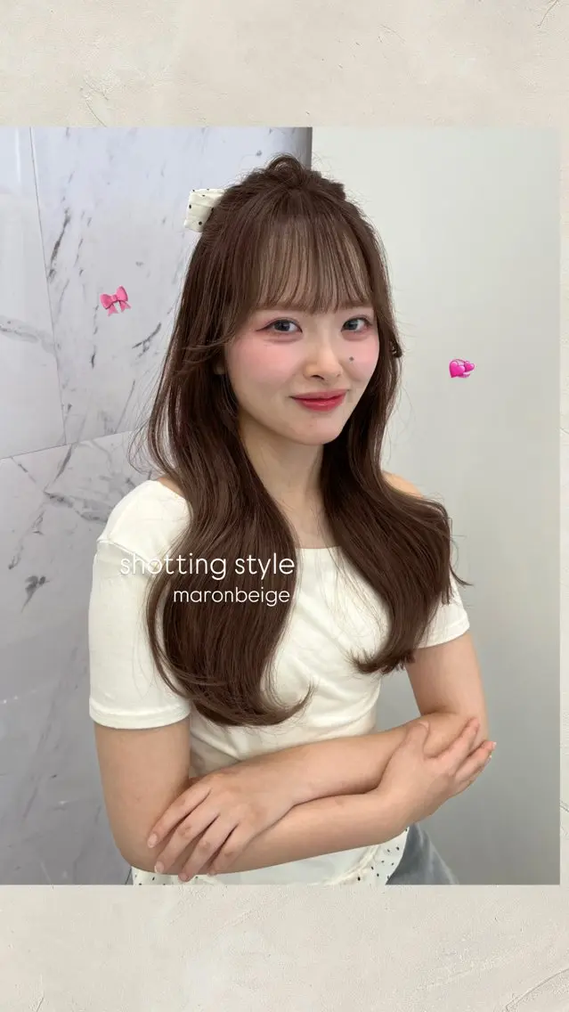 ロング カラー ヘアカラー トリートメント ParveMix ♡白神みやびのヘアスタイル