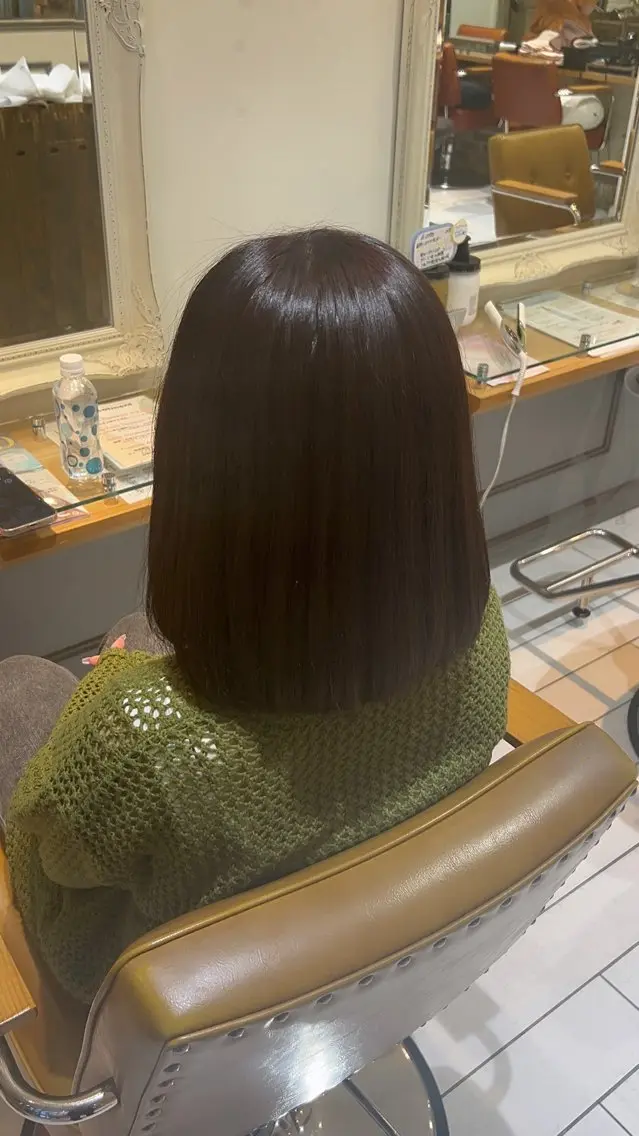 カラー ブラウンカラー ヘアカラー トリートメント みか ✩⡱のヘアスタイル