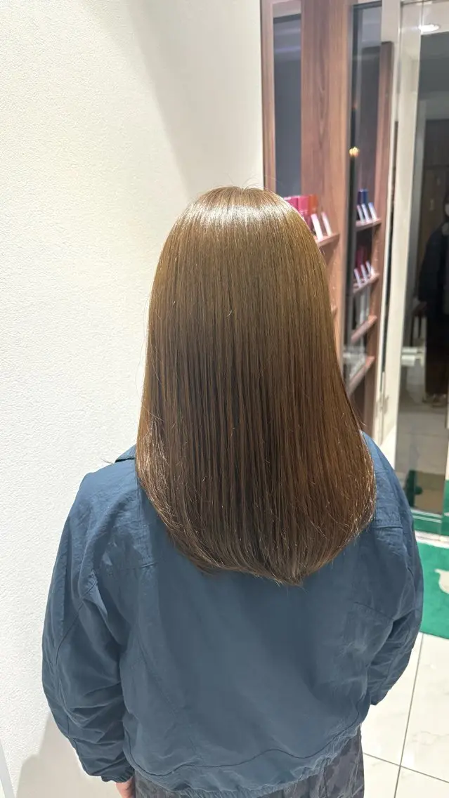 セミロング ヘアカラー 桜新町/ Mea⭐︎のヘアスタイル