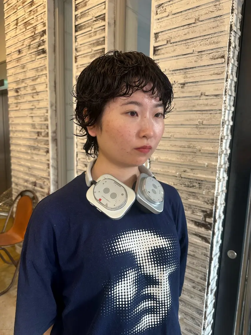 ショート パーマ パーマ 名古屋カラー ひかりのヘアスタイル