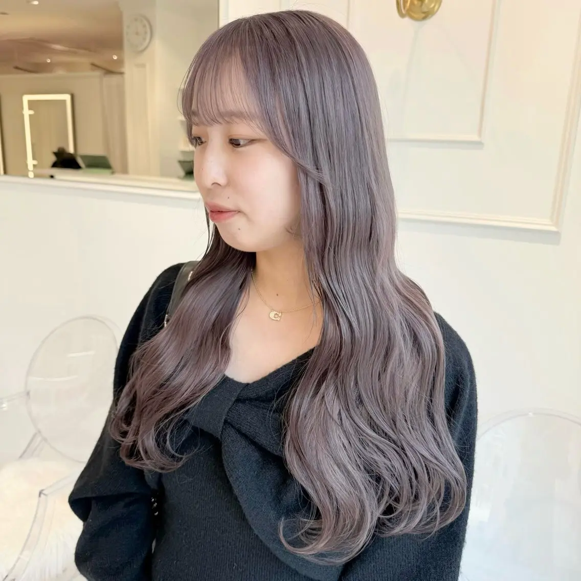 ロング カラー ブリーチ ParveMix いしいまお🌼のヘアスタイル