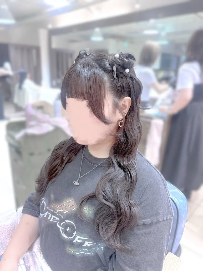 ロング ヘアセット 🎀ささき そな🎀 カットモデル/ヘアメのヘアスタイル