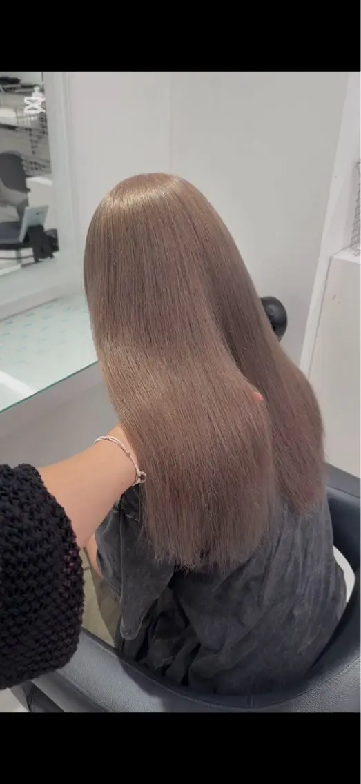 ロング ヘアカラー トリートメント ヘアセット 🩷暖色カラー🩷 BONのヘアスタイル
