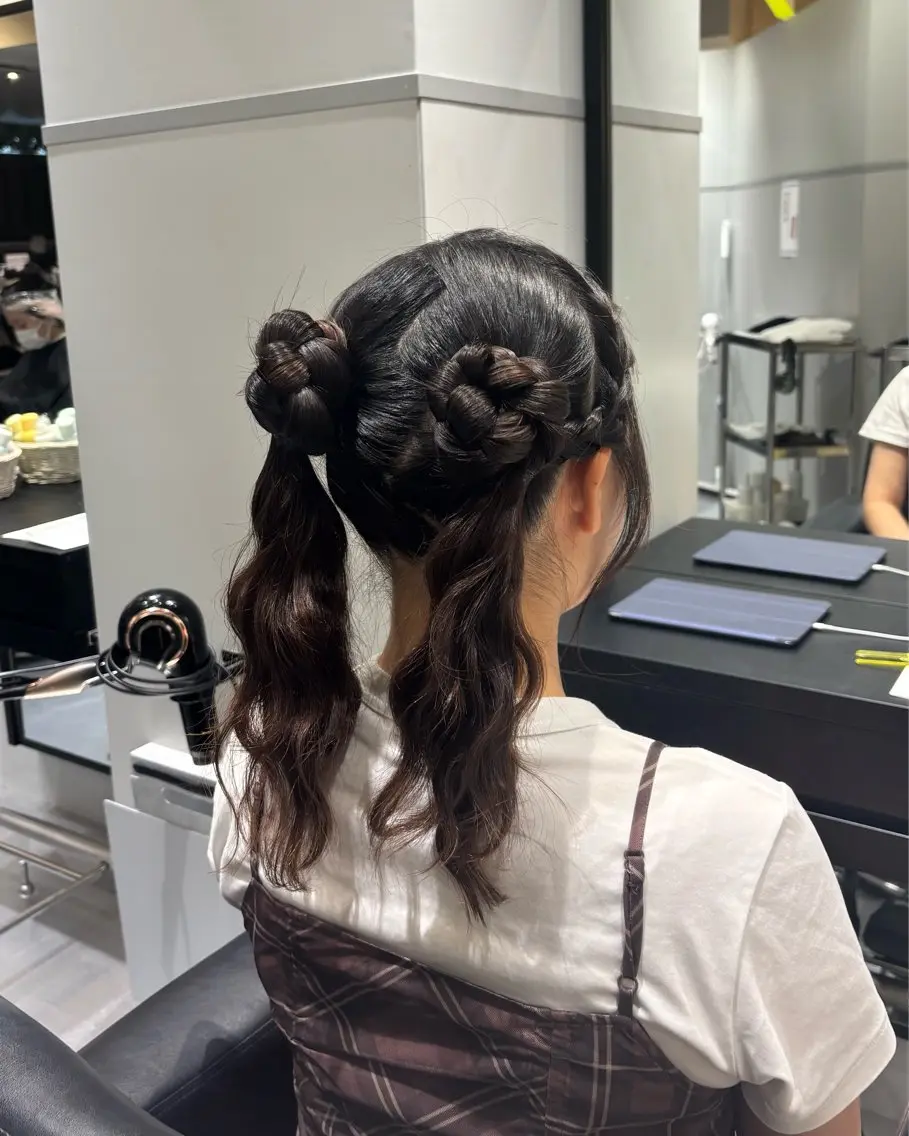 ヘアアレンジ 森田 葵葉のヘアスタイル