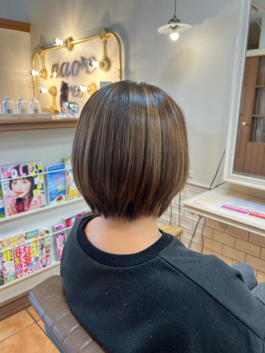 ショート 縮毛矯正 カットモデル募集中! 藤村 優華のヘアスタイル