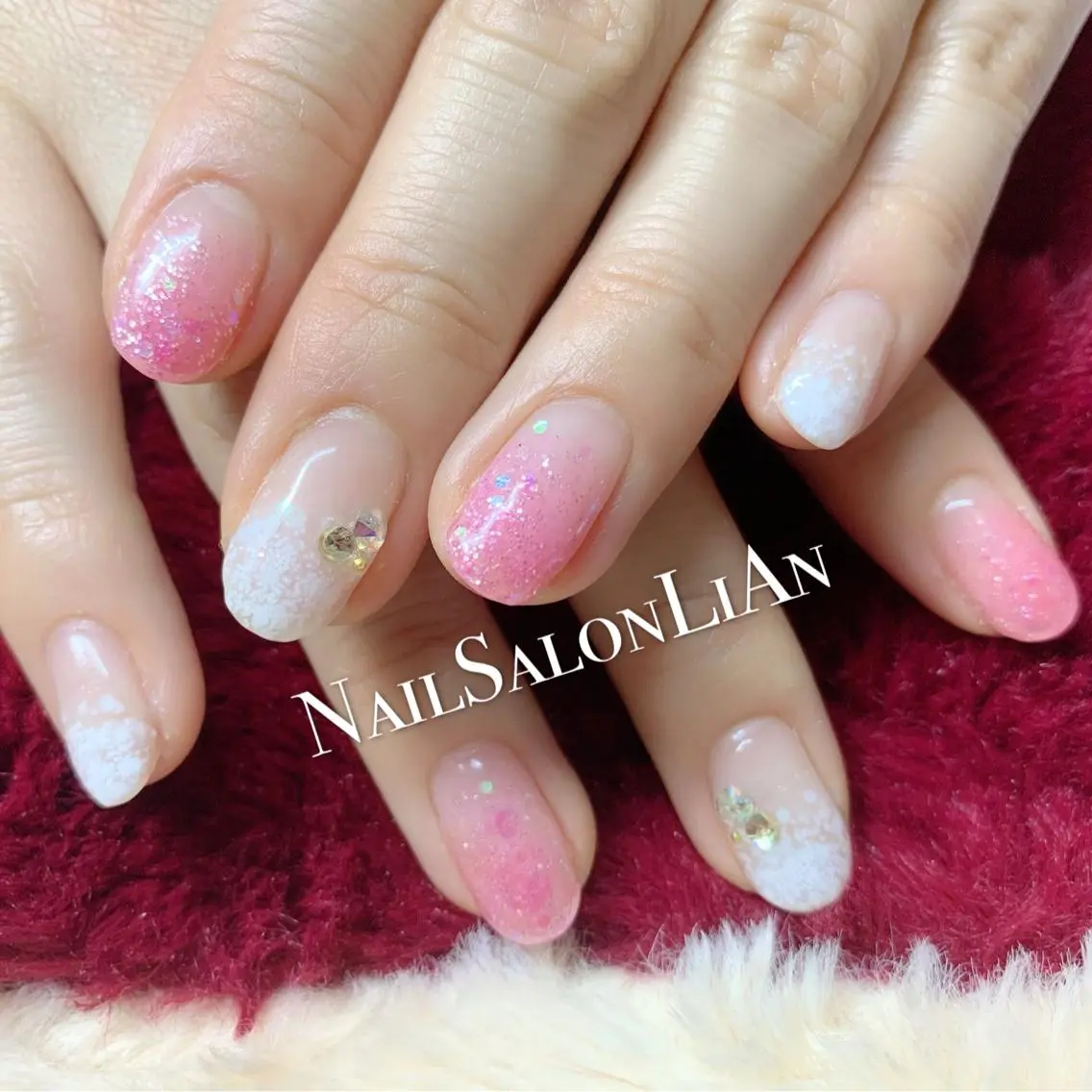 ネイル 持ち込み ハンドネイル NailSalon LiAnのネイルデザイン