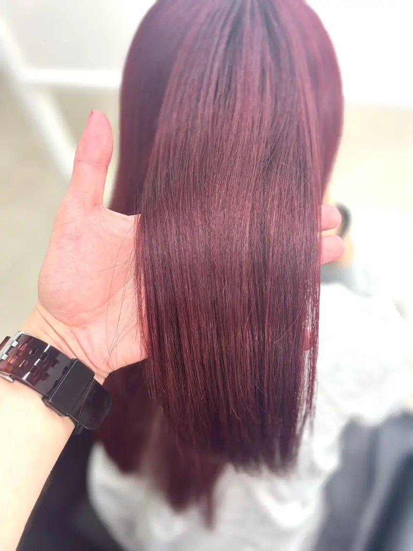 セミロング カラー カット ヘアカラー 冨木 雄斗のヘアスタイル