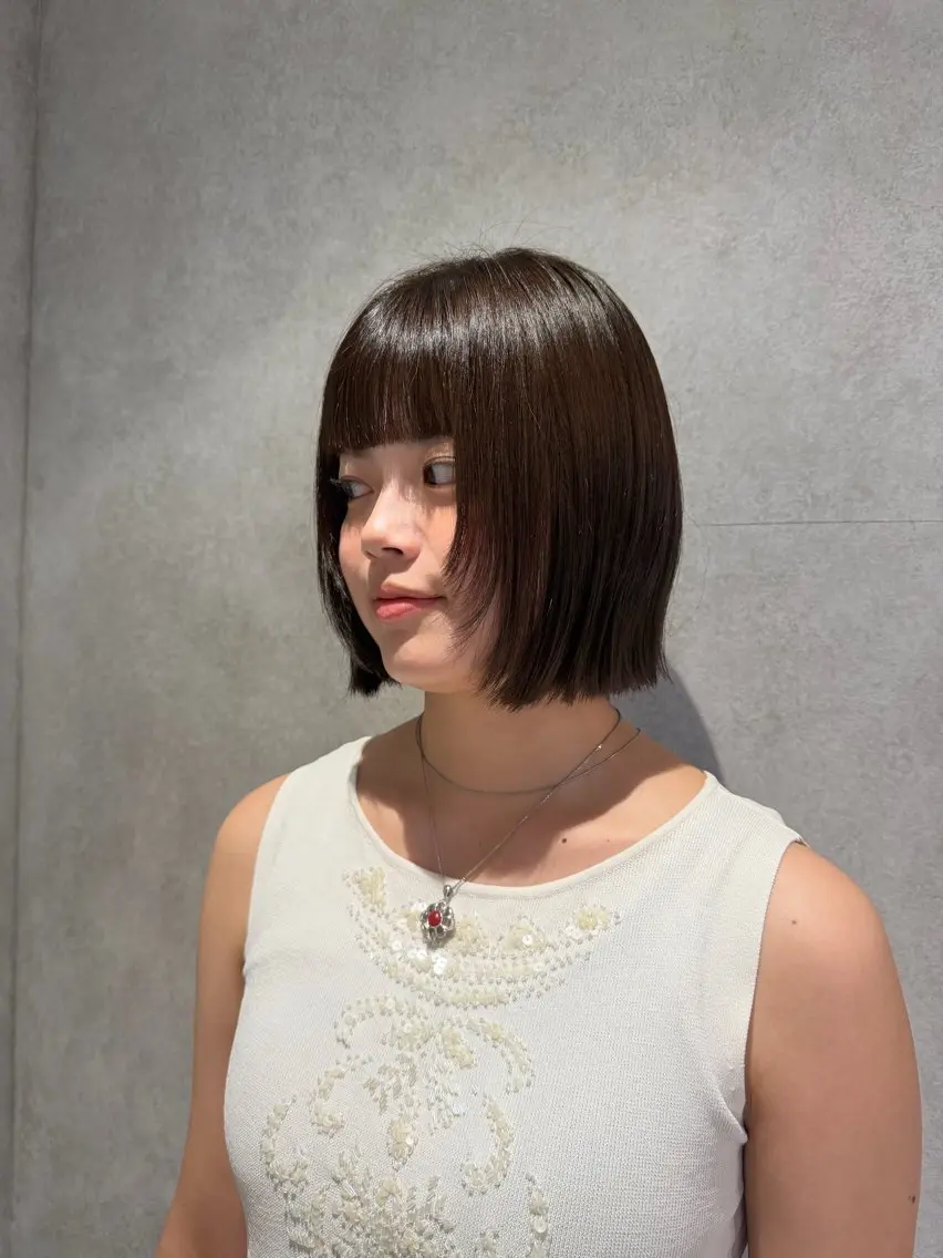 ショート カラー カット ヘアカラー karin/ ボブ♡レイヤー♡のヘアスタイル