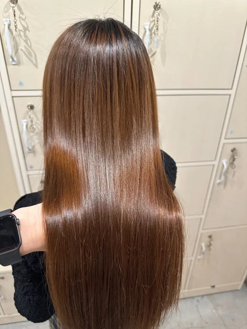 ロング トリートメント 酸熱トリートメント トリートメント キヨスミ ナツキのヘアスタイル
