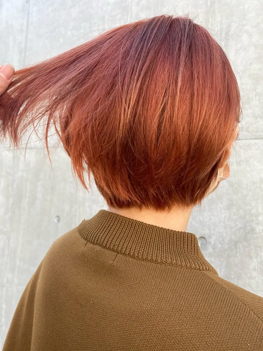 ショート 大島桃花 / 表参道 透明感カラーのヘアスタイル