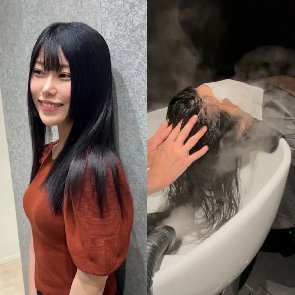 【✨ご予約最多スパトリオリジナルメニュー🧴トレンド髪質改善+約40分本格ヘッドスパ✨】アクアラスタ💆🏻♀️の写真