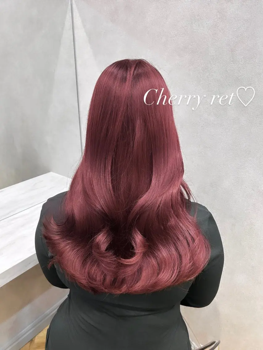 ロング カラー ヘアアレンジ 🩷韓国ヘア/ヨシン モリ🩷Maikaのヘアスタイル