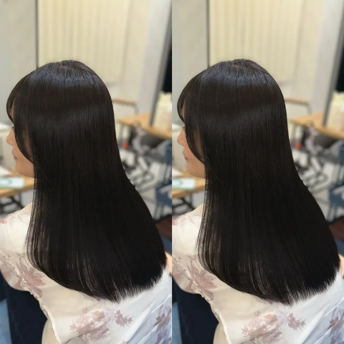 ロング 髪質改善🩵縮毛矯正 代々木/木下のヘアスタイル