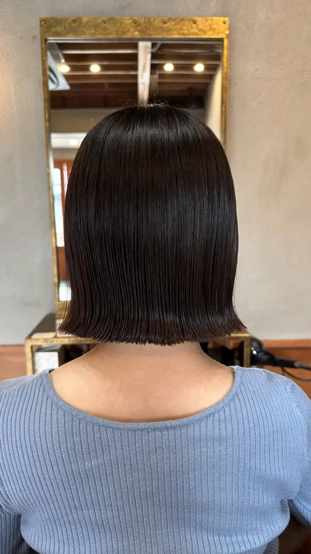 ミディアム ボブ 寺田 彩芽のヘアスタイル