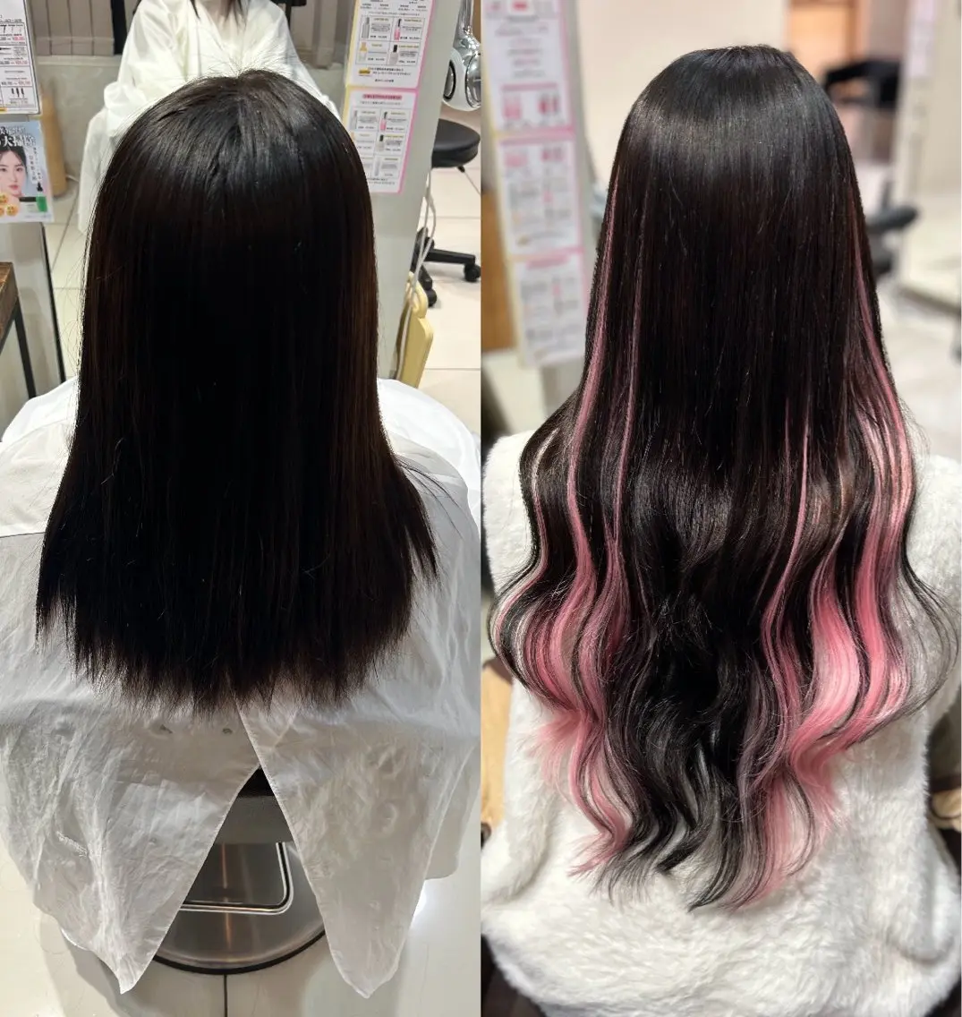 ロング エクステ エクステ luca˖ ࣪⊹/ レイヤー/艶カラーのヘアスタイル