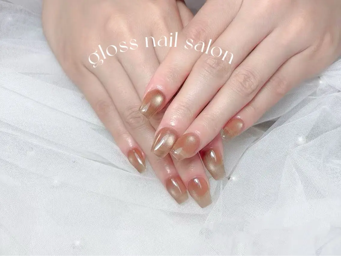 ネイル ハンドネイル ゆり🌷 gloss nailのネイルデザイン